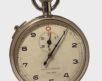 Nickel and Chrome Plated Stop Watch