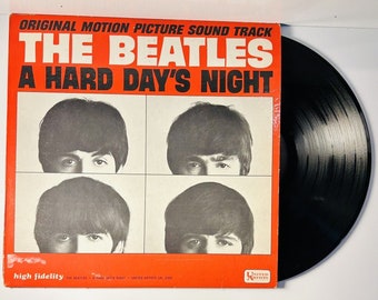 Beatles 'A Hard Day's Night' LP, 1964 Original Pressing - Etsy