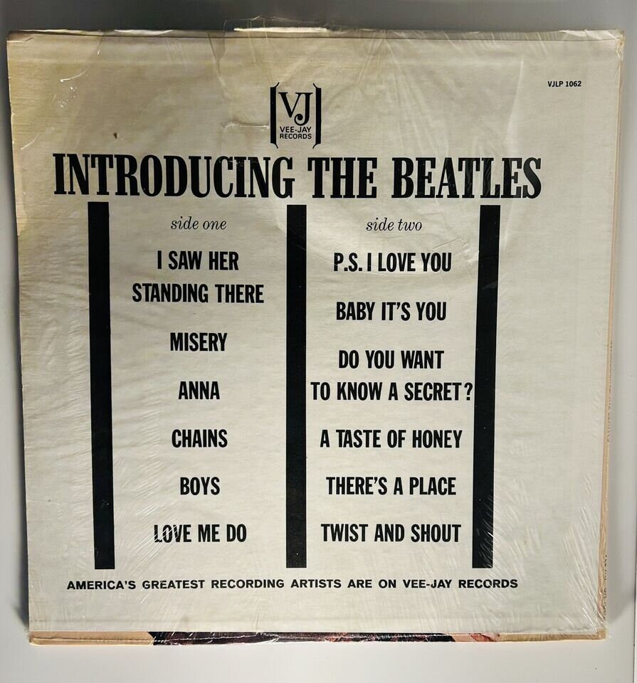 Introducing The Beatles Lp Introducing The Beatles Lp