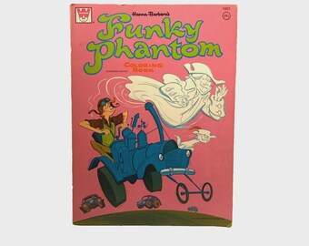 Rare Funky Phantom (HANNA-BARBERA) By Whitman Coloring Book