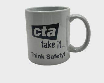 Vintage Chicago Transit Authority ( CTA) Ceramic Mug