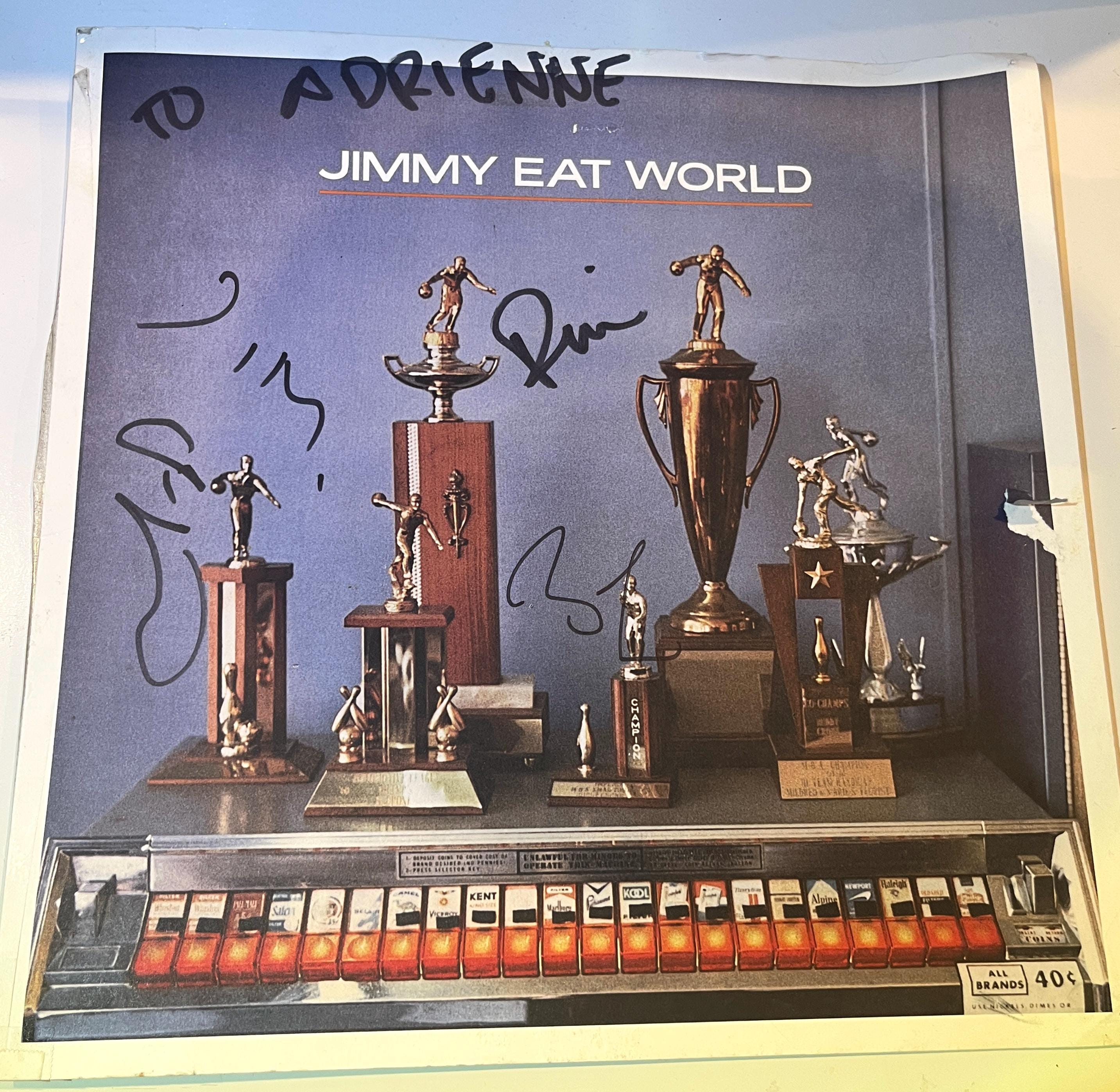Jimmy Eat World Autographed Paper Album - Etsy