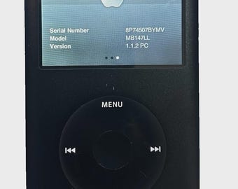 iPod Classic 80GB in Silver (Needs Battery Replacement)