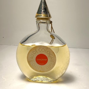 Vintage Guerlain Shalimar Eau de Cologne 1.7 fl oz