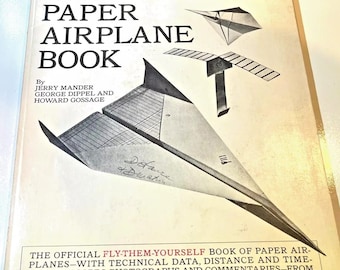 Signed Paper Airplane Book, 1971 Edition