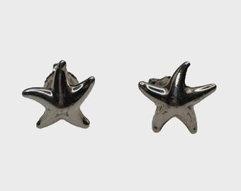 Tiffany & Co Star Earrings Silver 925.