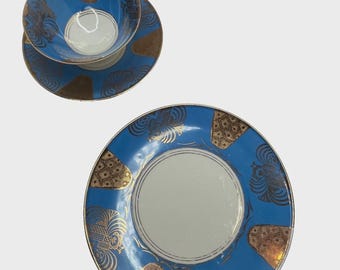 Vintage Porcelain Dish Set