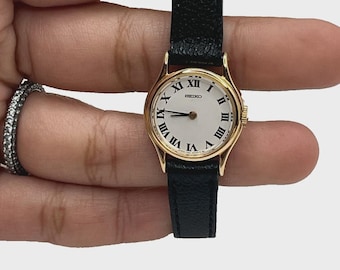 Vintage Seiko Wristwatch Winding Mechanism.