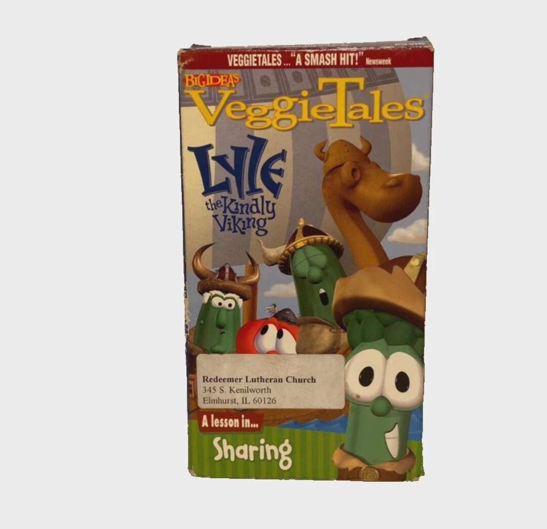トリッカル 紙袋 うちわ シール BiliBiliWorld TRICKCAL Veggietales - Lyle the Kindly Viking (VHS, 2001) - Etsy
