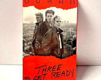 Duran Duran In Three To Get Ready VHS Tape