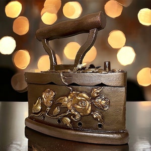 Decorated Wooden Iron (Roses and Vine Crafted)