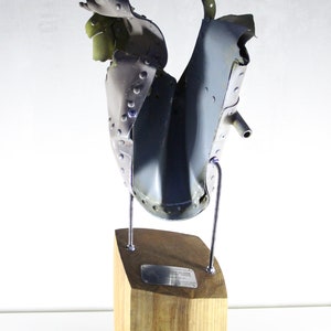Big wood art trophy composition from piece of SUKHOI SU-25SM #55-01 whole piece