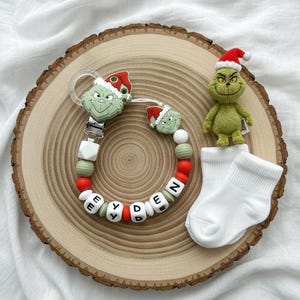 Attache tétine Grinch