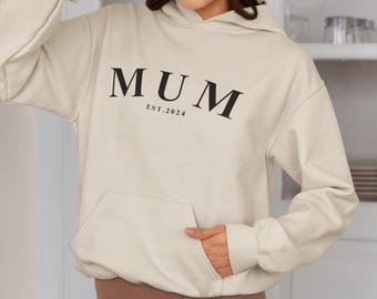 Mummy Sweatshirt, Personalised Mum Hoodie, Mothers Day Gift, Mum Birthday Gift, Mama Sweater, New Mum Gifts