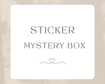 Mystery Box, Sticker, Herbst Sticker, Planer Sticker, Sticker, Sticker für Bullet Journals & Planer, Herbst Sticker, Fall Sticker,