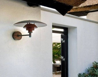 PH 4/3 Copper - Louis Poulsen Solid Copper outdoor wall lamp