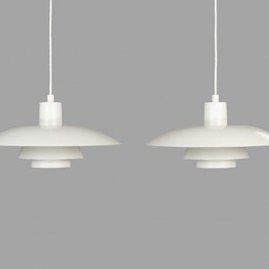 Pair of Louis Poulsen PH 4/3 Pendant Lamps - Exceptional Condition