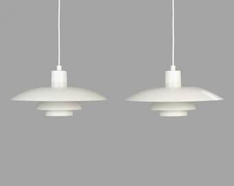 Pair of Louis Poulsen PH 4/3 Pendant Lamps - Exceptional Condition