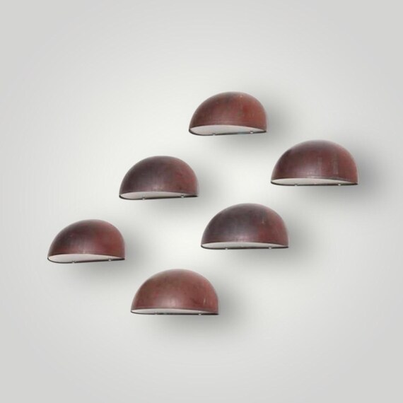 Patinated Copper Outdoor Wall Lamp - Danish Vintage Design