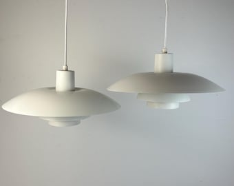 Pair of Louis Poulsen PH 4/3 Pendant Lamps - Exceptional Condition