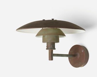 PH 4/3 Copper - Louis Poulsen Solid Copper outdoor wall lamp