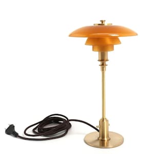 PH 2/1 Amber table lamp Poul Henningsen 1894-1967.