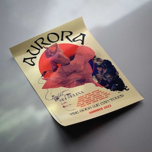 AURORA - 2022 European Tour Poster