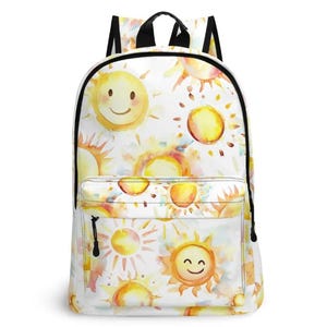 Aquarell Sonne Clipart Bundle - Sonnenschein PNG Set für Karten, Planer & Print-on-Demand