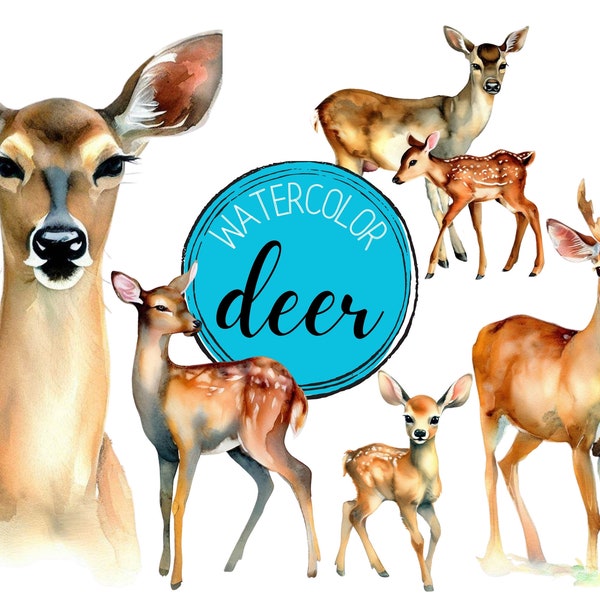 Adorable Woodland Theme Deer: Ideal for Nursery Décor or Commercial Crafting!