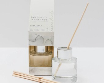 Pure Linen 50ml Essentials Reed Diffuser