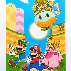 Print A5 Super Mario