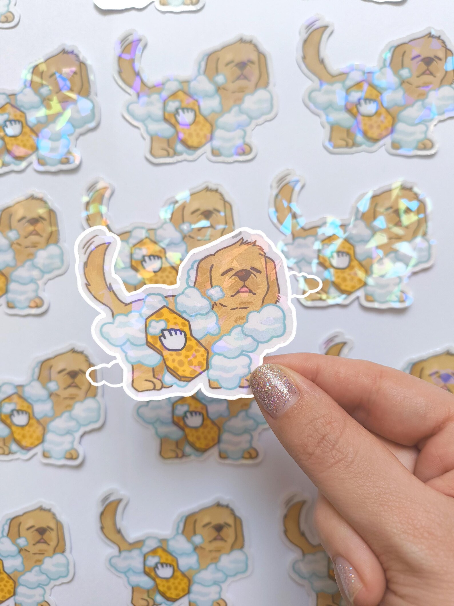 Nintendogs Merch Sticker Glitter Nintendog - Etsy