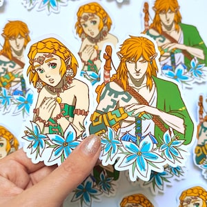 Sticker Link and Zela TOTK