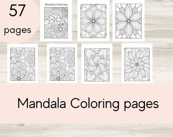 57 Mandala Coloring Pages: Printable Patterns (PDF Download)