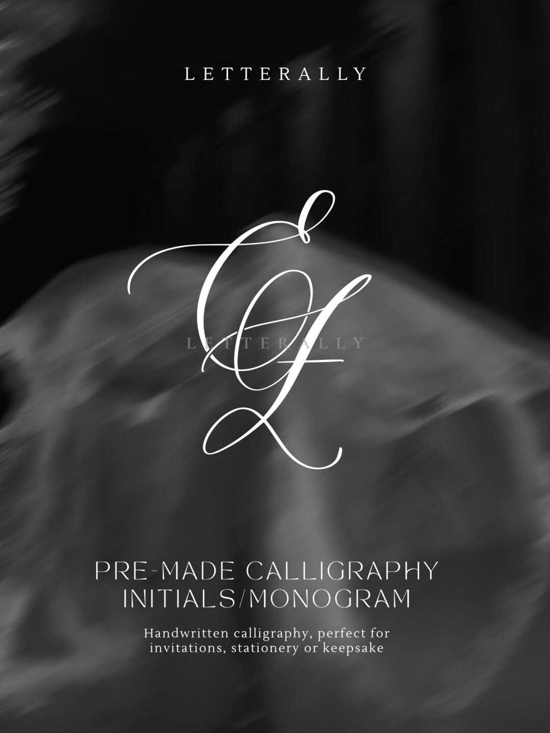 Ez Initals EZ | Pre-made Initials/monogram Calligraphy Design - Etsy