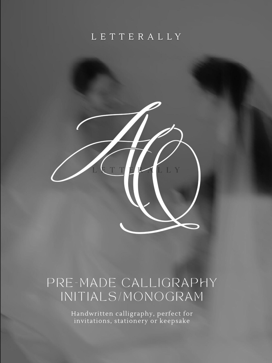 Initials Rms Caligraphy AQ | Pre-made Initials/monogram Calligraphy Design - Etsy