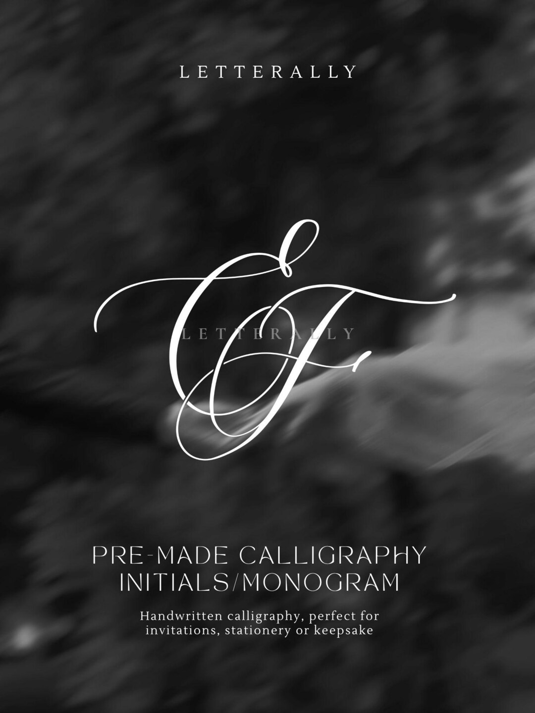 Script Ef Initials EF | Pre-made Initials/monogram Calligraphy Design - Etsy