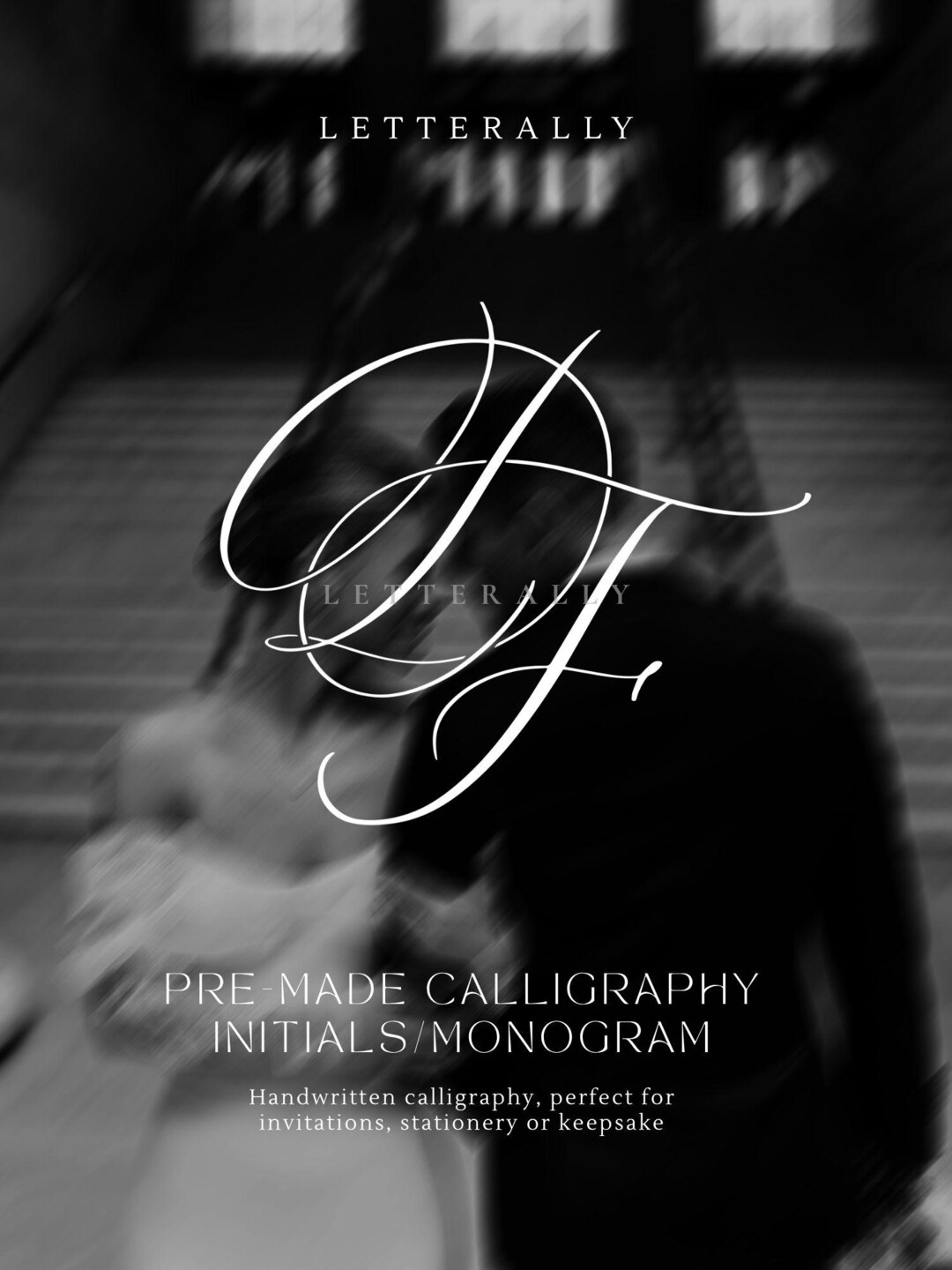 Initials Rms Caligraphy DF | Pre-made Initials/monogram Calligraphy Design - Etsy
