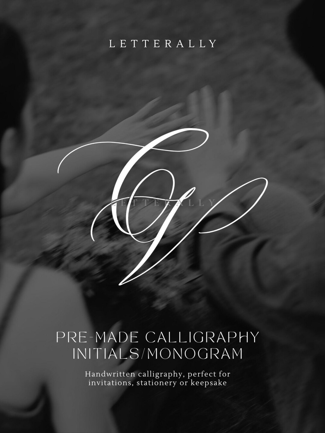 Initials Rms Caligraphy CV | Pre-made Initials/monogram Calligraphy Design - Etsy