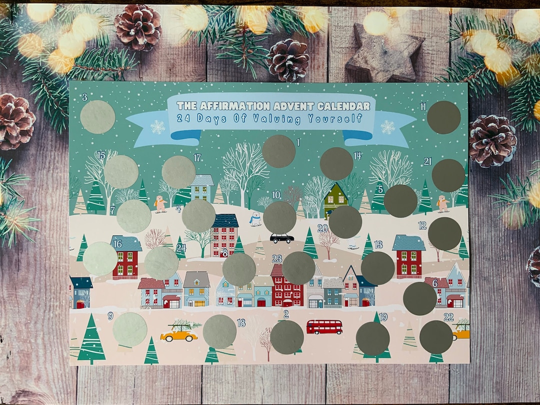 Advent Calendar for Adults advent Calendar for Women affirmation Cards Advent Calendar for Adults advent Calendar for Women affirmation Cards