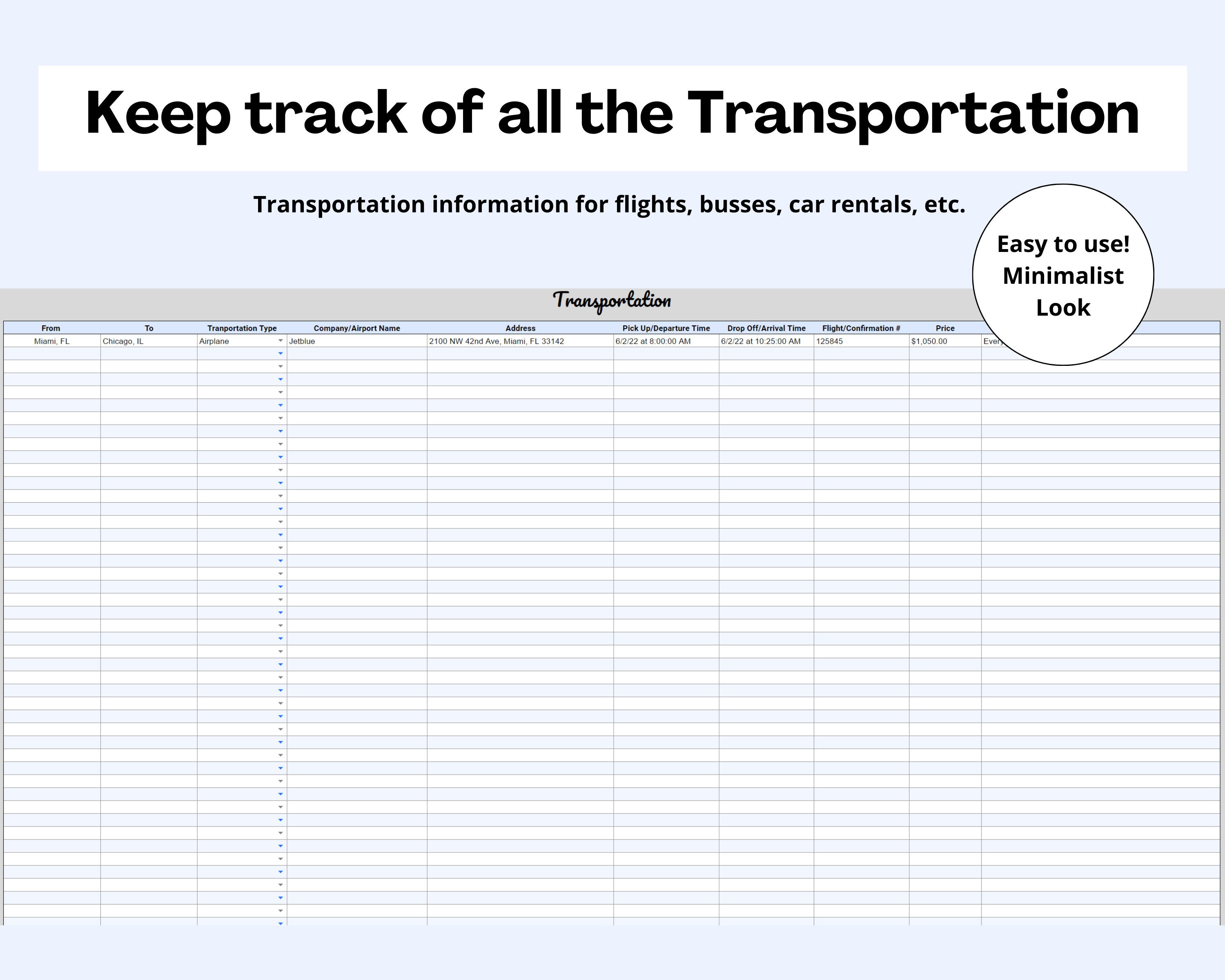 Travel Itinerary Template Google Sheets Vacation Planner Travel Planner Travel Itinerary Template Google Sheets Vacation Planner Travel Planner