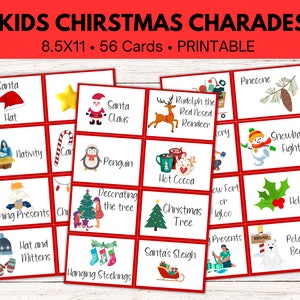 Kerstkaarten, afdrukbare kerstkaarten, kerstspellen voor kinderen, kerstfeestspel voor familie,