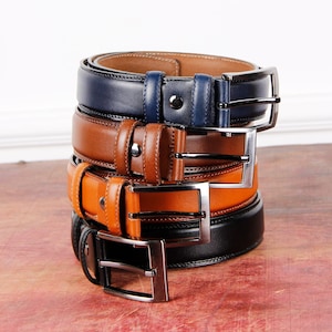 Custom Handmade Leather Belt, Gift for him, Wedding Gift for Best Men and Grooms Men, Laser Engraved Handmade Belt, Genuine Leather Men Belt