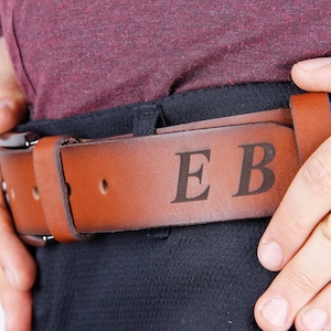 Handcrafted Belt 100% Full Grain Personalized Leather Belt, Custom Gift for him, Engraved Handmade Belt, Leather Men Belt, Best Men Gift