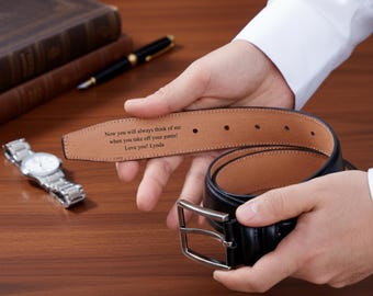 Best Man Proposal Box, Engraved Leather Belt for Your Groomsmen and Wedding Party