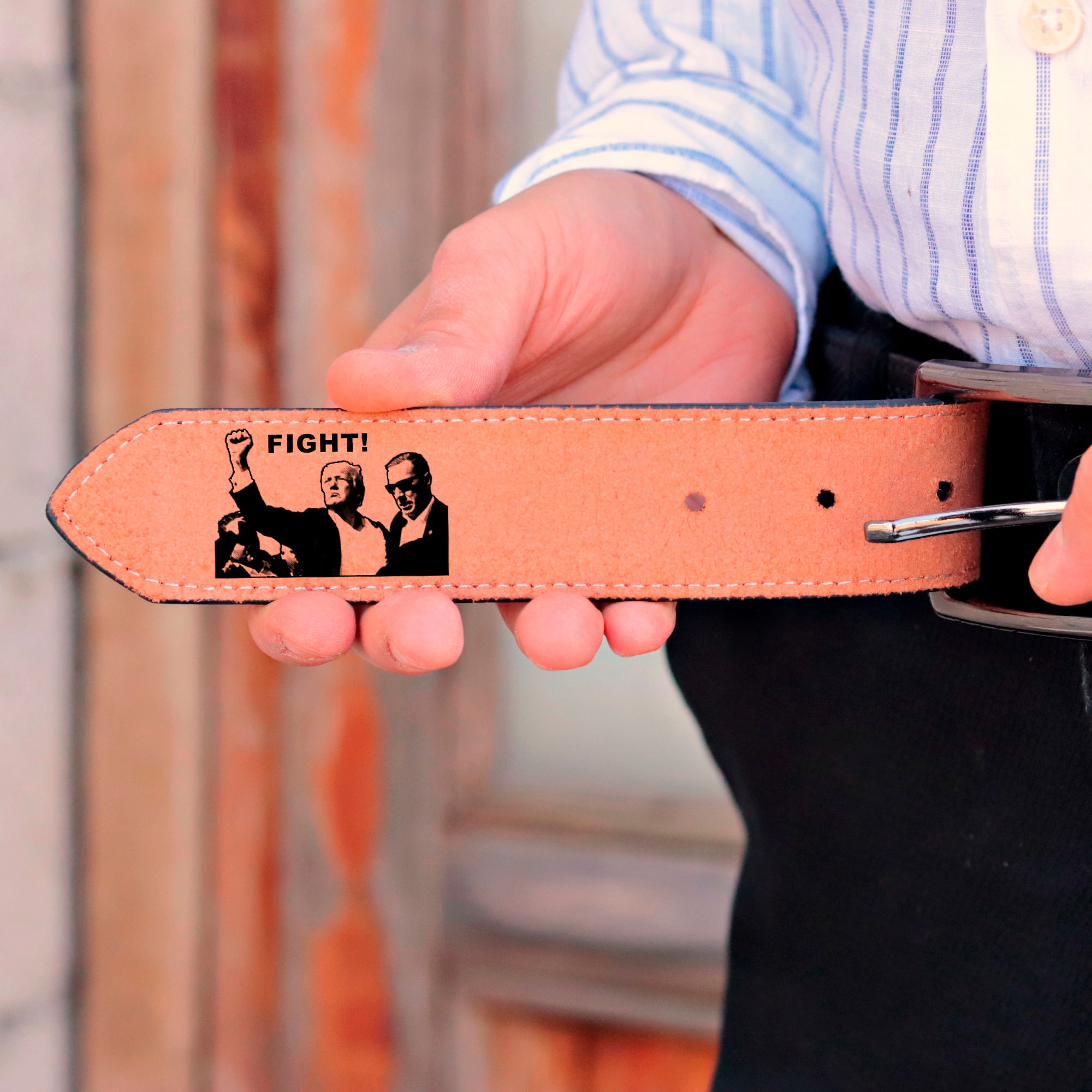 ARGUE/LONG LONG LETHER BELT/Black×Silvar Extra Long Leather Belt