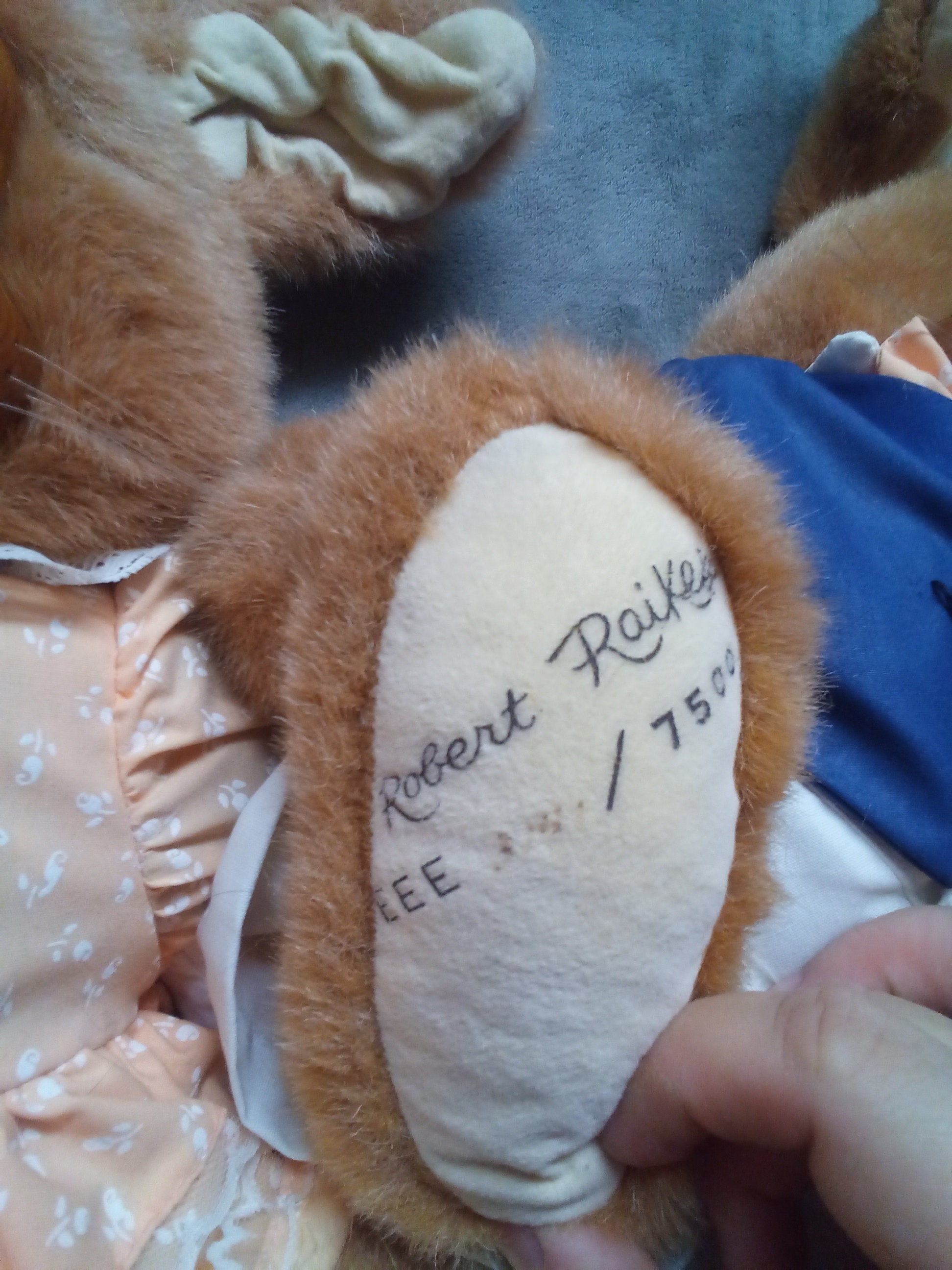 Vintage Robert Raikes Bears 1990 Uncle Vincent Rabbit and Aunt Mary Lou