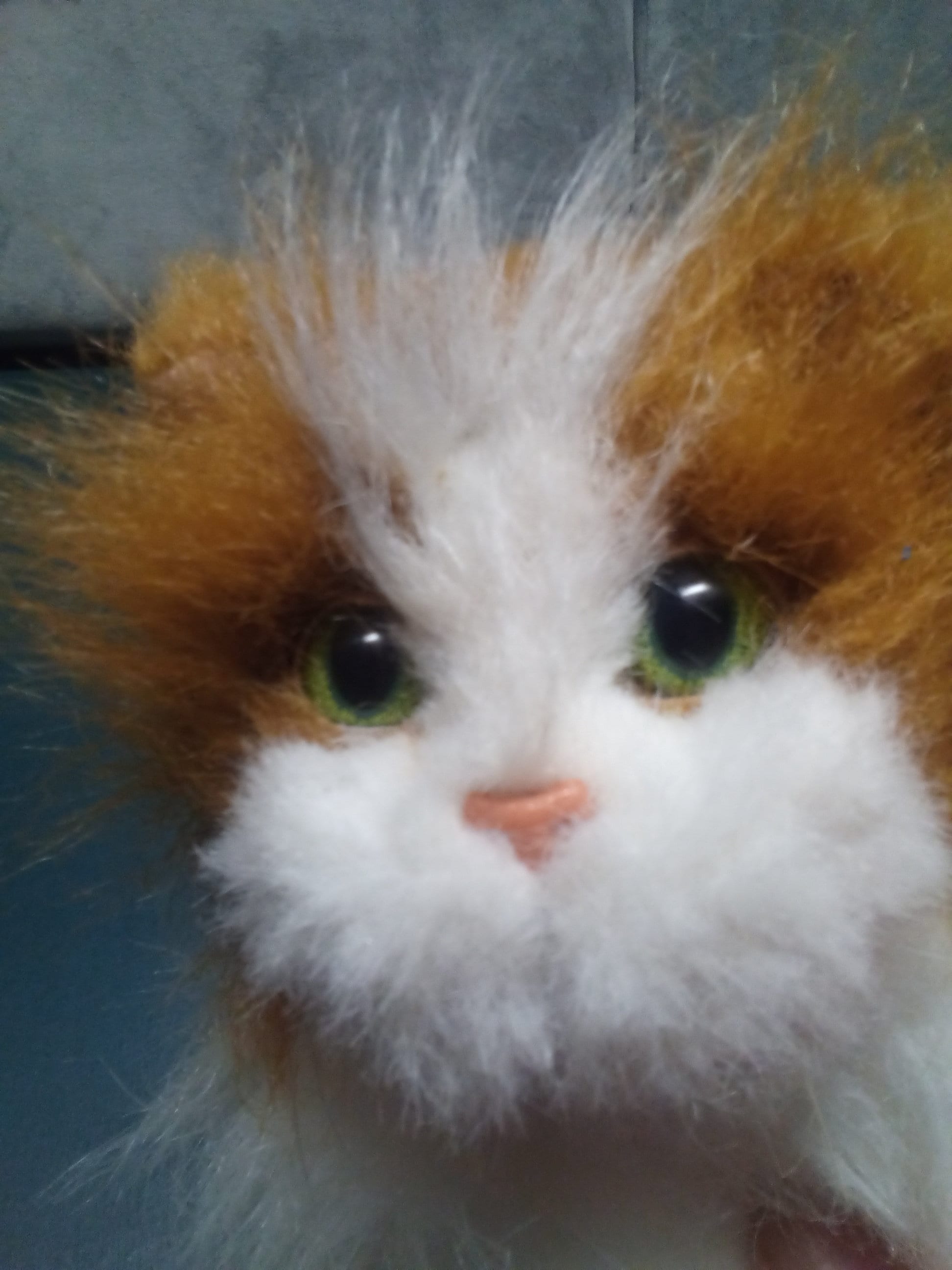 Hasbro Furreal Friends Kitty Cat Kitten Interactive Plush 2009. Orange