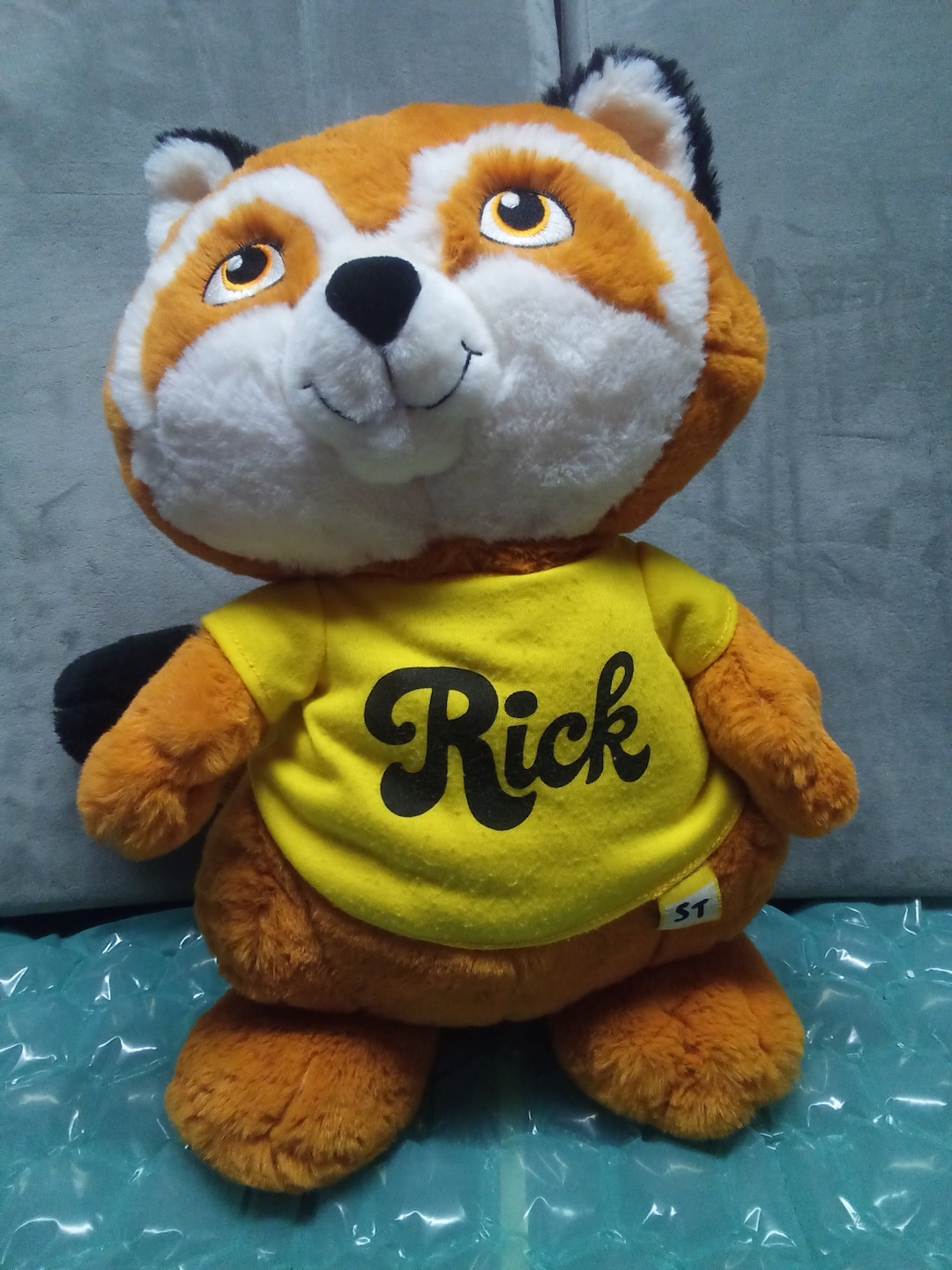 Hallmark Large Plush Rick the Racoon Shirt Tales 16 Soft. - Etsy