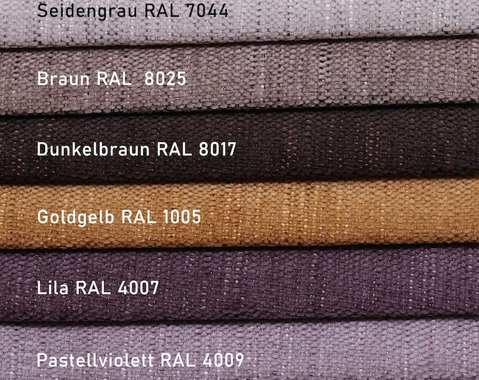 Featured listing image: Velour Chenille Fabric Sold by the Meter Decorative Fabric Upholstery Fabric Furniture Fabric Curtain Fabric 17 Colors Oeko-Tex